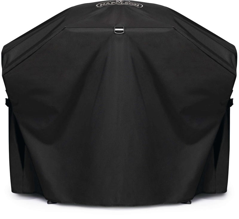 Napoleon Grill Cover for TravelQ/PRO with Scissor Cart - Black, Water Resistant, UV Protected, Hanging Loops, Adjustable Buckled Straps - Image 1